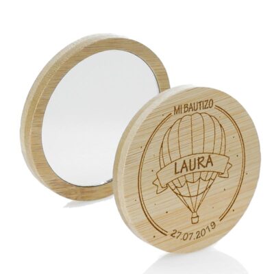 Espejo 1x de Bambú Personalizado<BR><FONT SIZE=1>MK-1236</FONT>